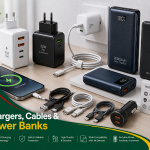 Chargers, Cables & Power Banks