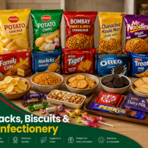 Snacks, Biscuits & Confectionery